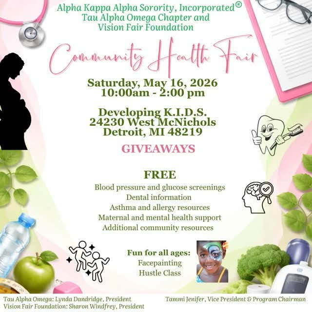 MI Community Health Fair May 2026